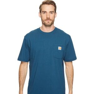 Carhartt Men's Teal Short Sleeve Tee